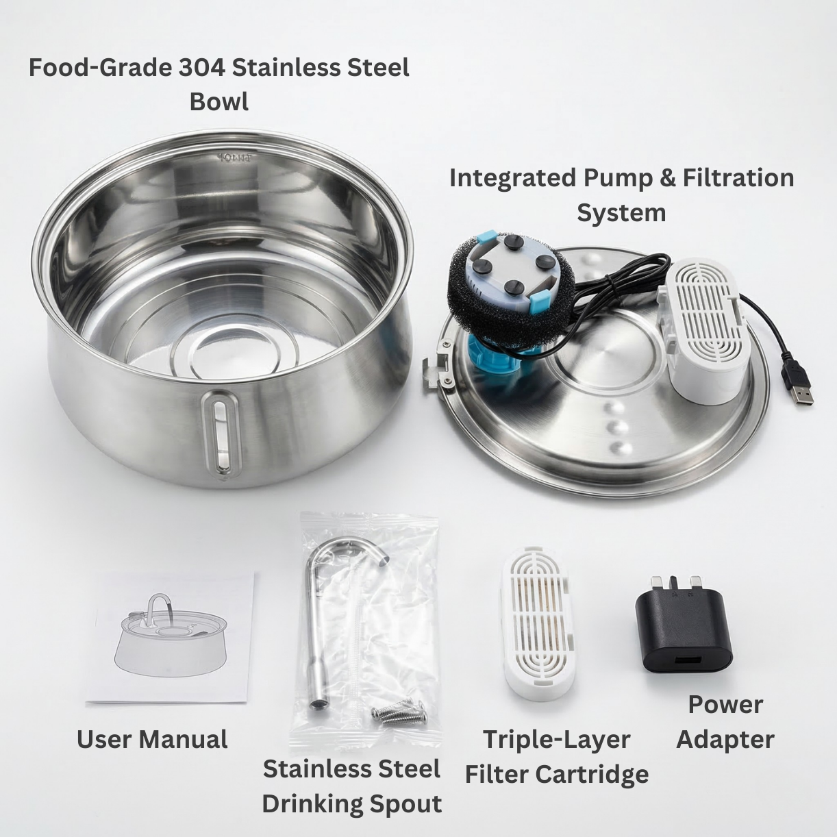 Wagwells - Dog water fountain